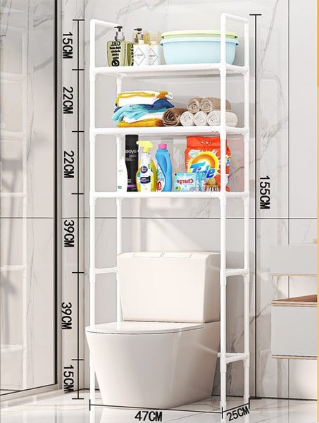 Toilet Rack Storage Bathroom Rack Storage #DB104 Carousel 1