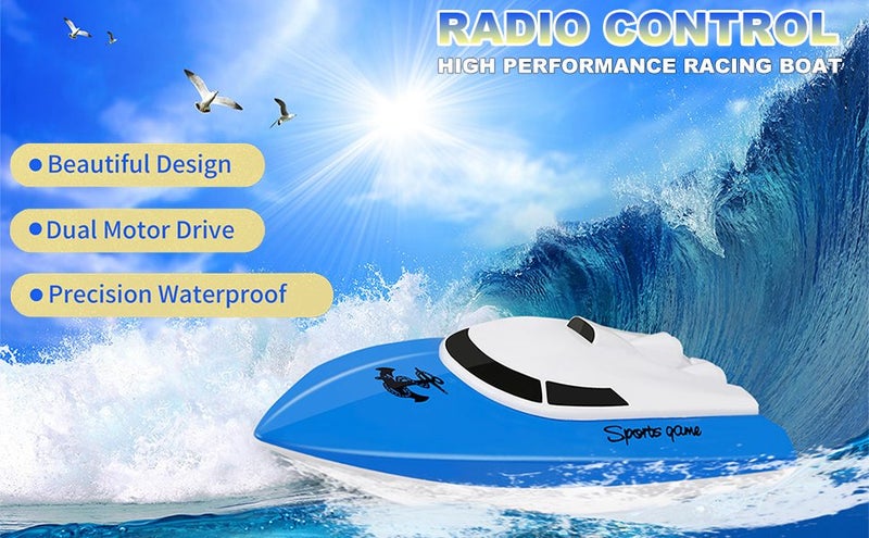 RC Boat,Remote Control Boats for Lake/Pool/Pond,2.4 GHz High Speed Mini Boats Carousel 2