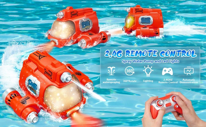 Remote Control Boat for Kids,2.4GHZ Mini RC Boat Carousel 2