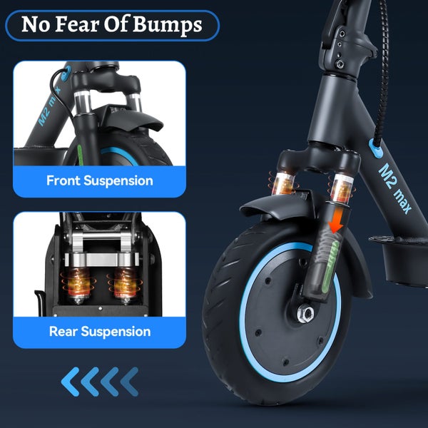 Promotion! Dual Suspension Electric scooter M2 Max Carousel 2