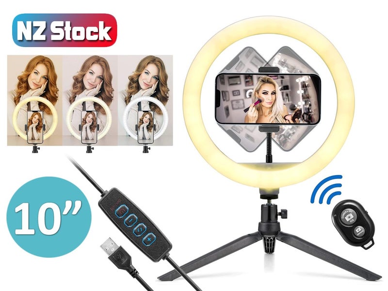 Selfie Ring Light 10" NZ Clearance Carousel 1