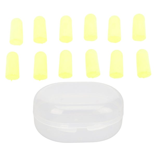 foam earplugs foam ear plugs 12pcs Foam Earplugs Yellow Soundproof Effective Carousel 8