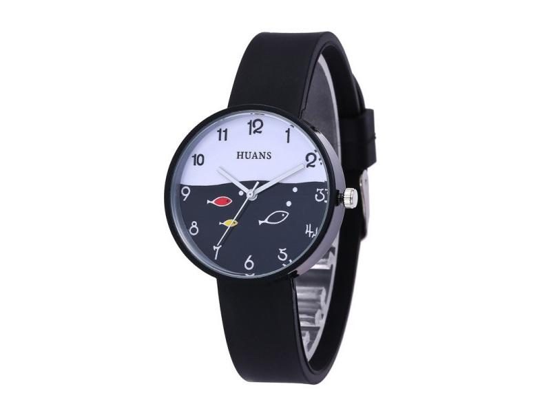 Famous Listing Children's Watch For Girls Boys Gift Clock Silicone Kids Quartz Carousel 1