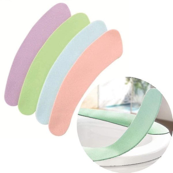 4 Pieces Of Adhesive Toilet Seat Cushion, Toilet Seat Cushion, Household Cushion Carousel 1