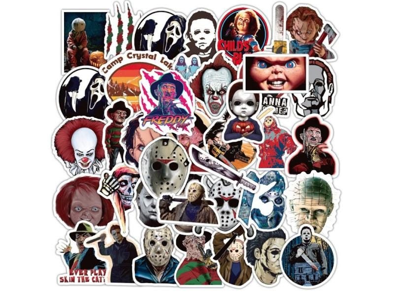 Horror Movies Group Graffiti Stickers For Various Items Carousel 1