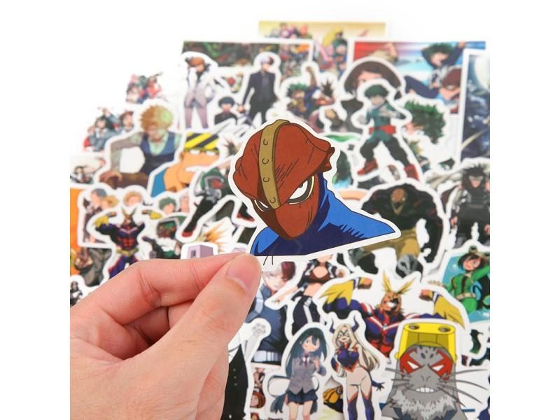 50pcs Lot My Hero Academia Classic Japan Anime Stickers For Various Items Carousel 1