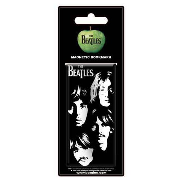 The Beatles Illustrated Faces Magnetic Bookmark Carousel 1