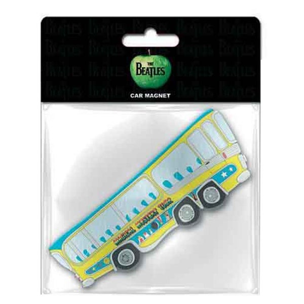 The Beatles Magical Mystery Tour Bus Car Rubber Magnet Carousel 1