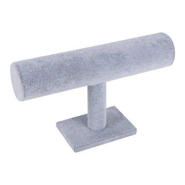 Single Tier Velvet Bracelet Chain Watch T-Bar Rack Jewelry Hard Display S CHK29M Carousel 2