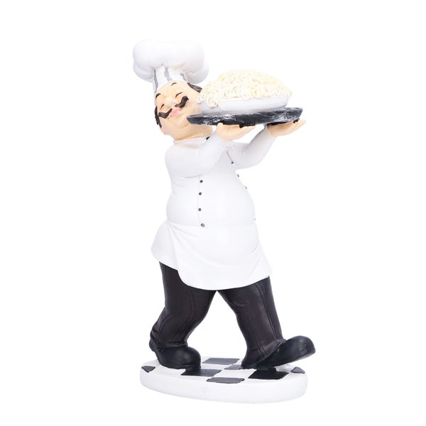 chef figurine statue kitchen figurines Mini Chef Shape Decoration Cute Chef Carousel 1
