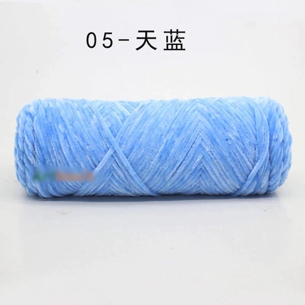1pc 100g Chenille Silk Cotton Blended Yarn for Hand Knitting Soft Sweater CHK29M Carousel 1