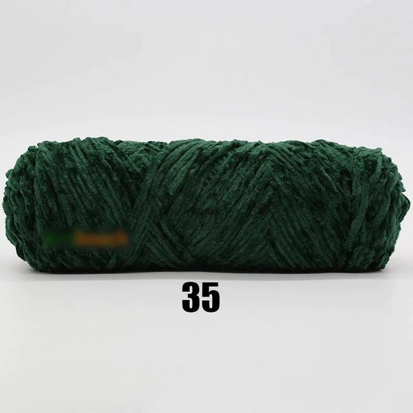 1pc 100g Chenille Silk Cotton Blended Yarn for Hand Knitting Soft Sweater CHK29M Carousel 1