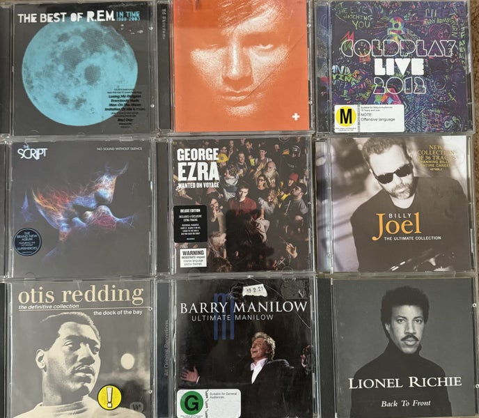 Bulk cds / ed sheeran / Rem / coldplay Carousel 1