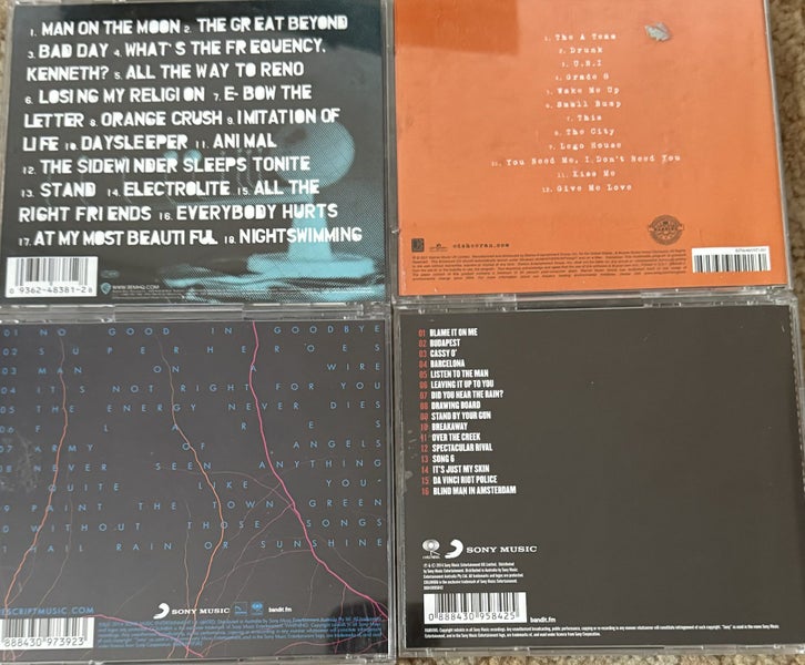 Bulk cds / ed sheeran / Rem / coldplay Carousel 3