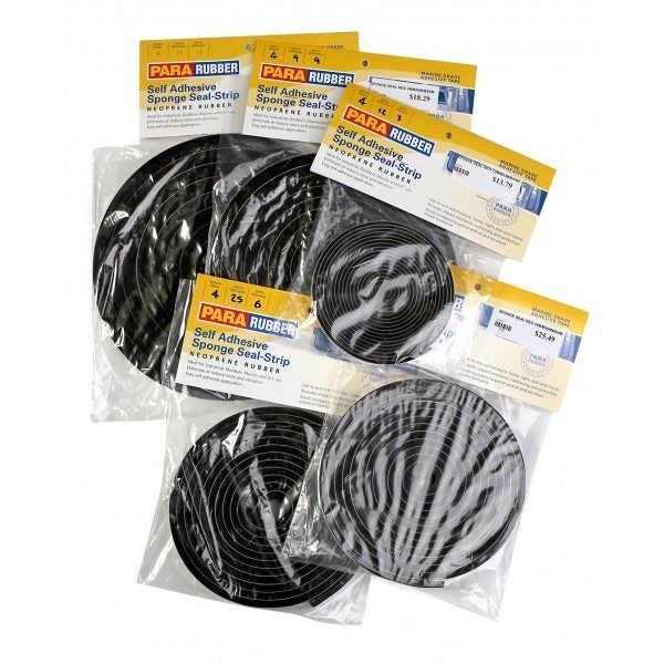 Sponge Seal Neoprene 25mm x 3mm x 4 meter Carousel 1