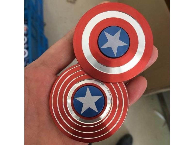 Metal Fidget Spinner Superhero Fast Bearing Finger Hand Spinner Gyro EDC ADHD Carousel 1