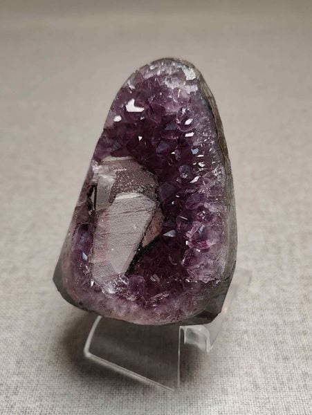 Brazil amethyst cluster with calcite Carousel 2