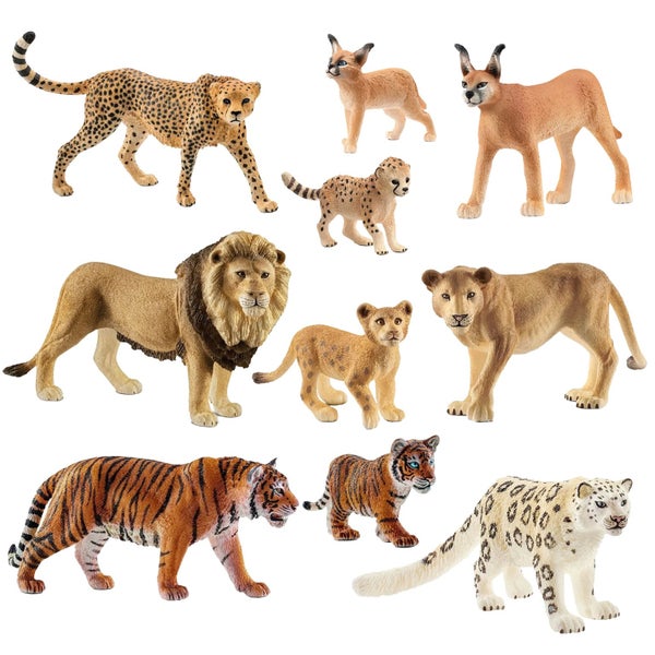 Schleich Big Cats - 10 piece set Carousel 1