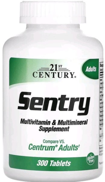 300 TABS - SENTRY MULTIVITAMIN & MULTIMINERAL SUPPLEMENT E0426 Carousel 1
