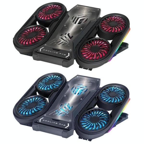 RGB Laptop Cooler with Phone Holder Carousel 2