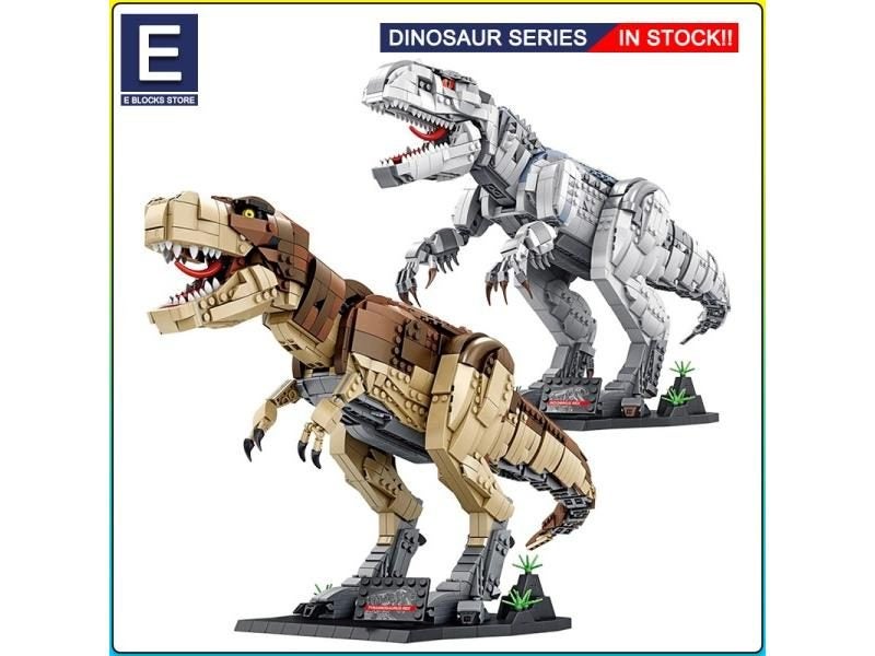 Jurassic Park Dinosaur World Building Blocks Tyrannosaurus Rex Brachiosaurus Carousel 2