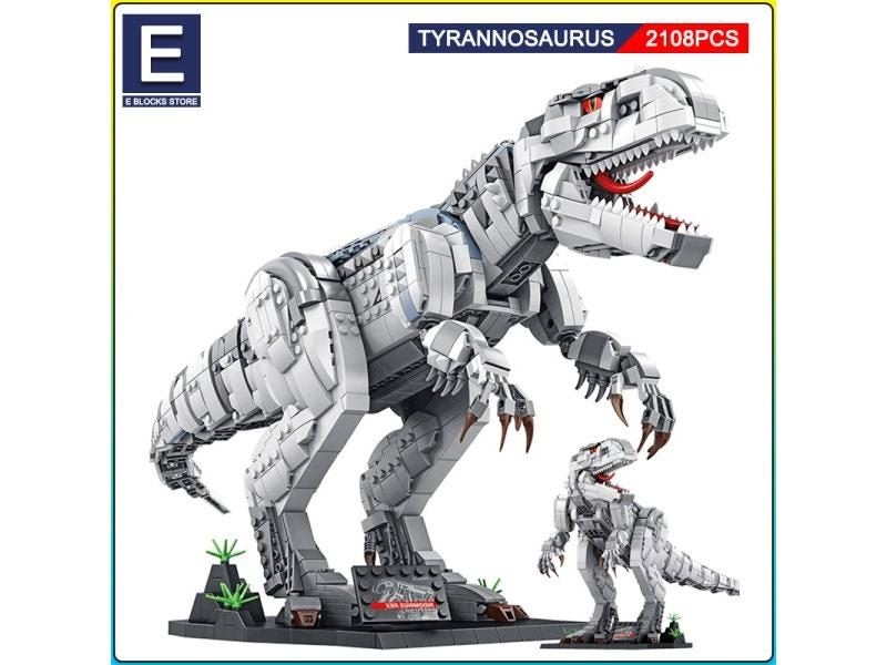Jurassic Park Dinosaur World Building Blocks Tyrannosaurus Rex Bricks Sets Carousel 1