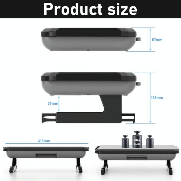 Monitor Stand Riser Adjustable Height Laptop Bracket With Storage Drawer Carousel 16