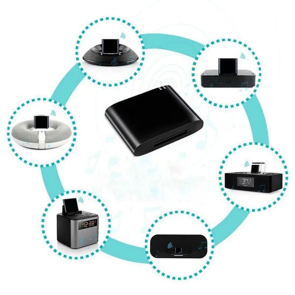 30 Pin Mini Bluetooth-compatible 4.1 A2DP Music Receiver Wireless Stereo CHK29M Carousel 7