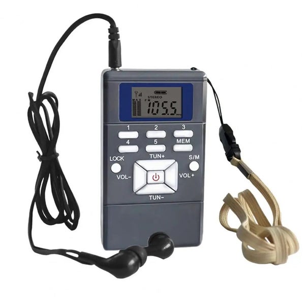 HRD-102 Digital Radio Mini LCD Display Portable Multifunctional Stereo FM CHK29M Carousel 1