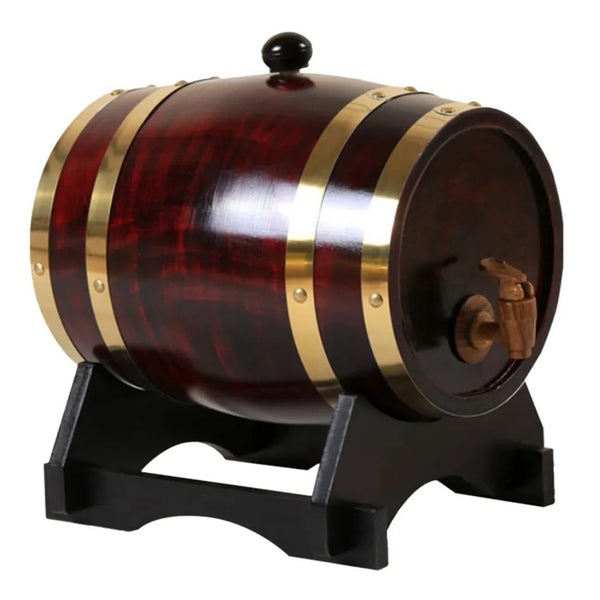 1.5L/3L Wood Wine Barrel Vintage Oak Home Brewing Accessories Wine Keg La CHK29M Carousel 12