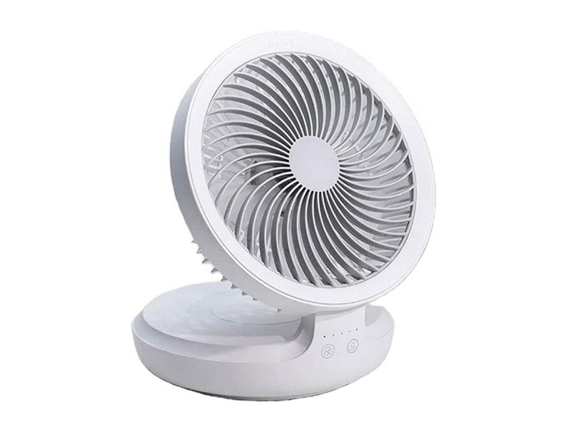 Foldable Desk Fan Tabletop Fan Portable Air Circulator Fan Wall-mounted Fan Carousel 2