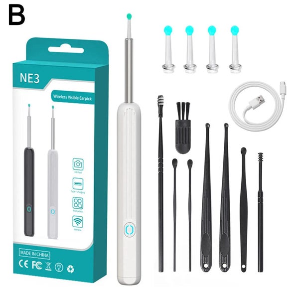 Wi -Fi Visible Wax Elimination Spoon USB 1080P HD Load Otoscope Ear Clean CHK29M Carousel 14