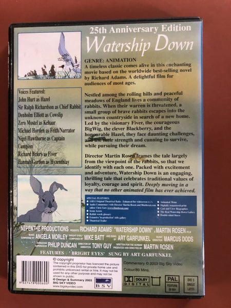 DVD Watership Down62943347475715111