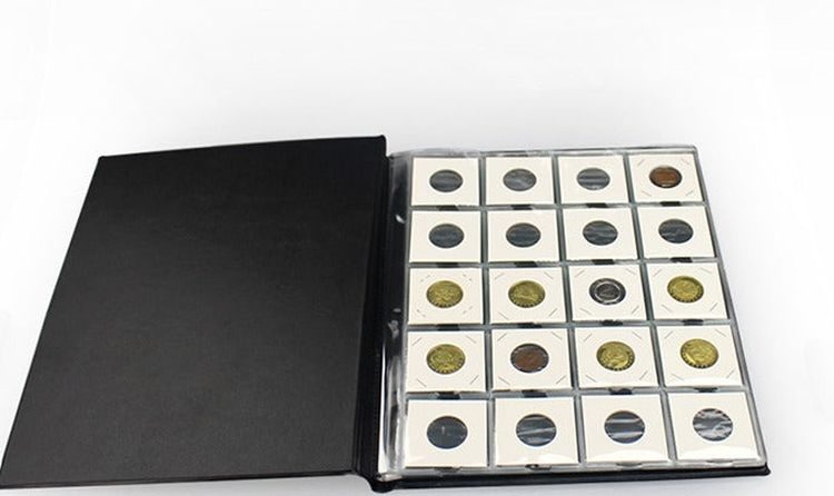 Coin Display Album Holds 200 coins Carousel 1