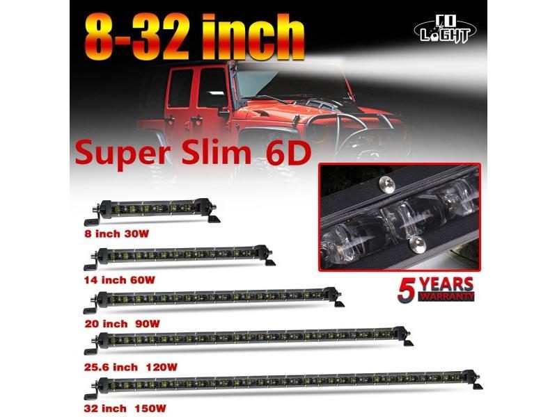 CO LIGHT 6D Led Light Bar 8" 14" 20" 25.6" 32" Inch Offroad Led Bar Combo For Carousel 1