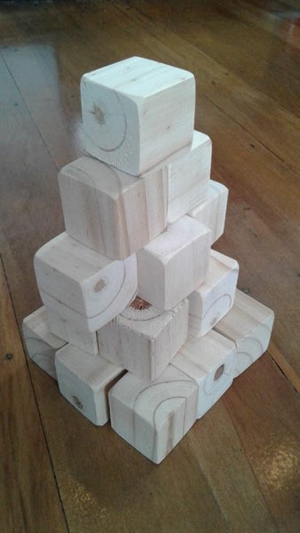 26 Wooden Blocks for Alphabet 5x5cm Carousel 1