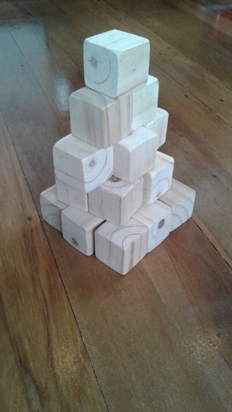 26 Wooden Blocks for Alphabet 5x5cm Carousel 2