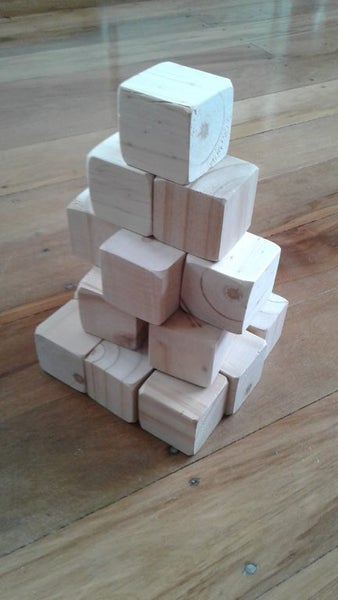 26 Wooden Blocks for Alphabet 5x5cm Carousel 3