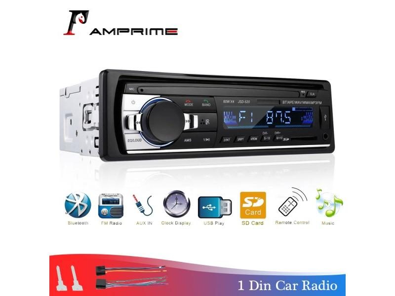 Car Radio With Bluetooth FM USB SD AUX 1 DIN Autoradio Carousel 2