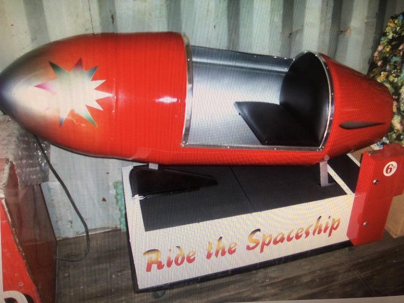 Old Rocket Ride Coin Op (Restored) Carousel 1