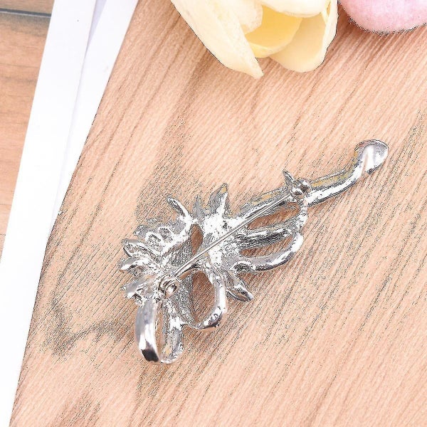White Blue Crystal Brooches Rhinestones Brooch Pin Breastpin Jewelry Accessorie Carousel 2