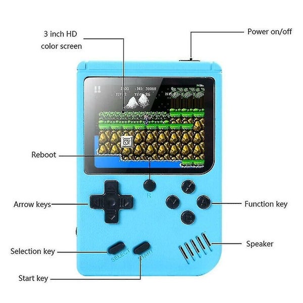 Gameboy Built-in 500 Classic Game Retro Video Game Console Multi-color Optional Carousel 2