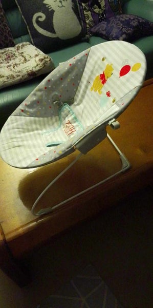 Winnie the pooh vibrating bouncer RRP $120 Carousel 2