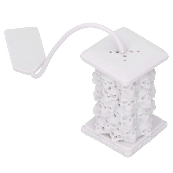 tea strainer silicone tea filter Skull Shaped Tea Infuser Strainer Silicone Tea Carousel 1