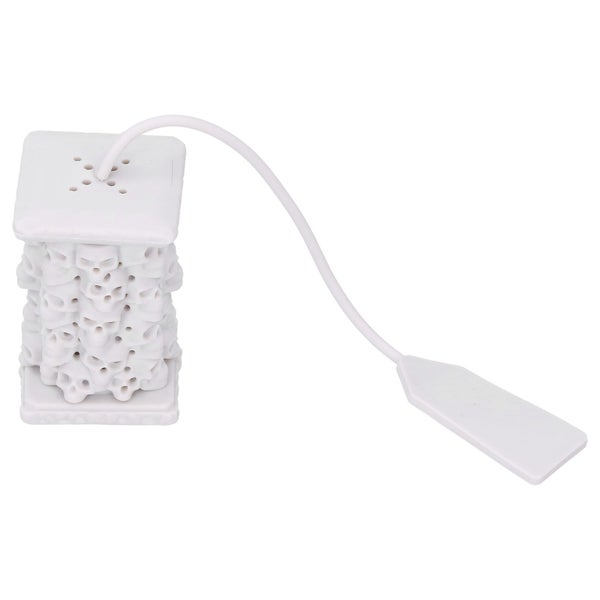 tea strainer silicone tea filter Skull Shaped Tea Infuser Strainer Silicone Tea Carousel 2