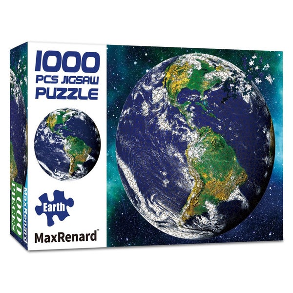 MaxRenard Jigsaw Puzzle 1000 Pieces for Adults Earth Round Large Carousel 1