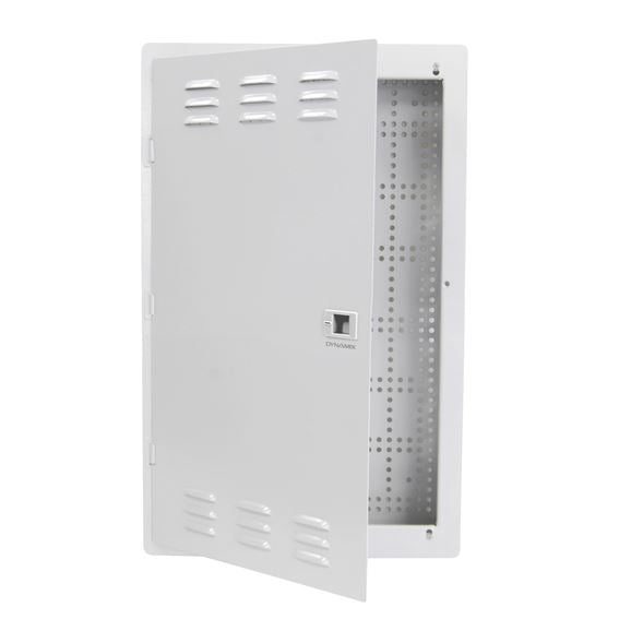 DYNAMIX 20'' Network Enclosure, Recessed Wall Mount, Vented Lid, Cable/Dual G... Carousel 1