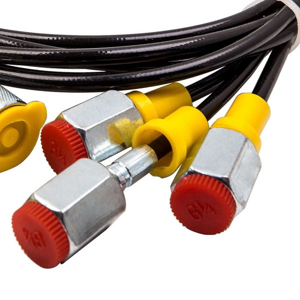 Pressure Tester Diagnostic Coupling Test Kit 6 Couplings 3 Hose 3 Gauge 600Bar Carousel 10