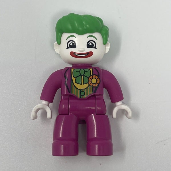 Lego Duplo The Joker figurine - green hair, magenta suit (2020 release) Carousel 1