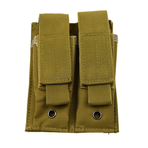 Double Pistol Mag Pouch Molle Tactical 9mm Magazine Pouch Belt Dual Carousel 1